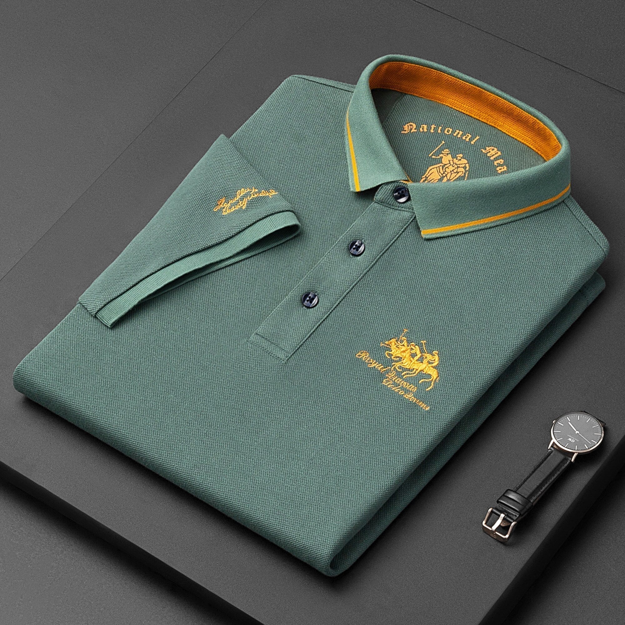 Trendy Embroidered Polo - Henry - Image 6