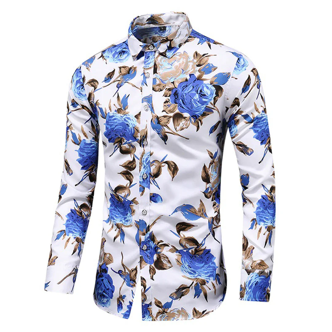 Trendy Floral Print Shirt – Finn - Image 9