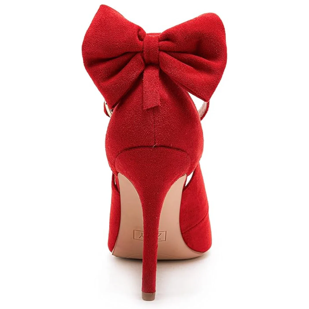 Trendy High Heels with Bow - Hailey - Image 13