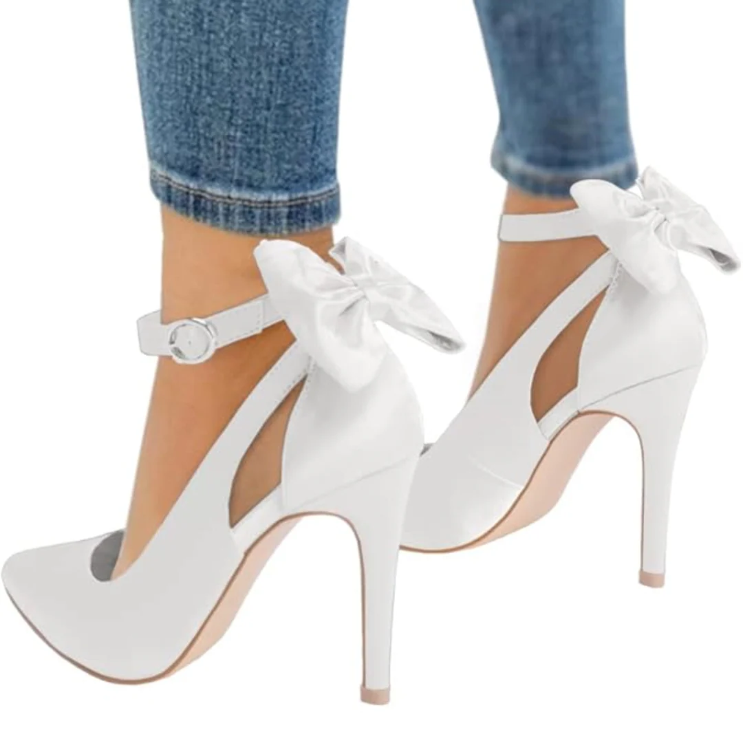 Trendy High Heels with Bow - Hailey - Image 2