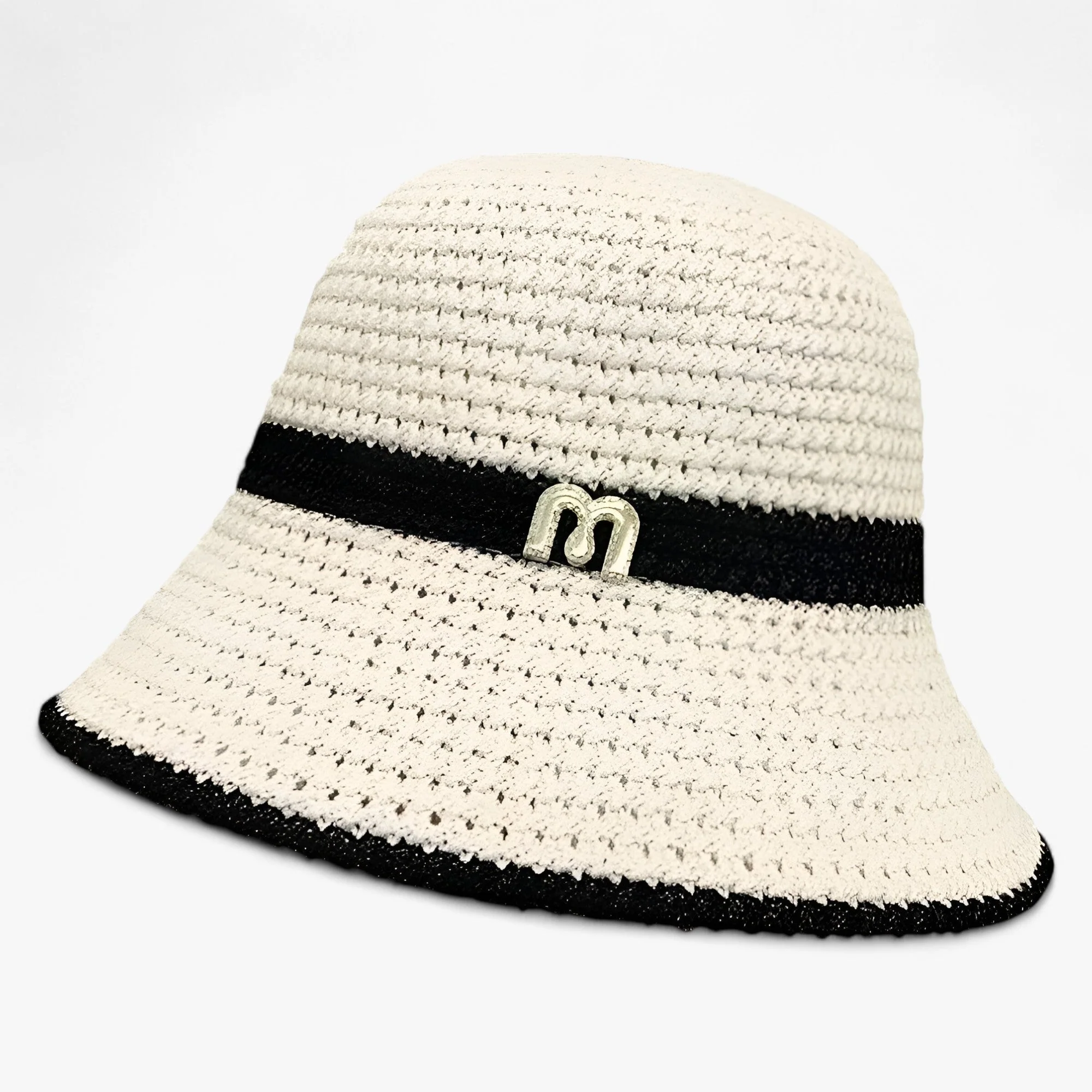 Trendy sun hat with a wide brim – Nele - Image 4