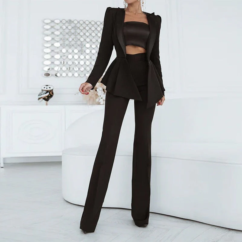 Trendy Two-Piece Blazer Set - Noah - Image 2