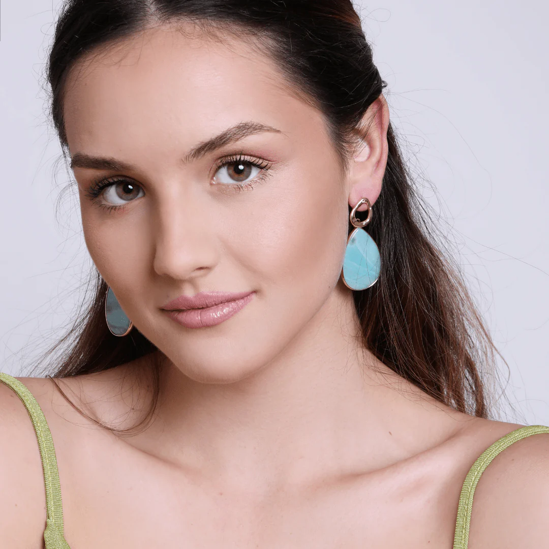 Tropical Amazonite Earrings – Amara - Image 3