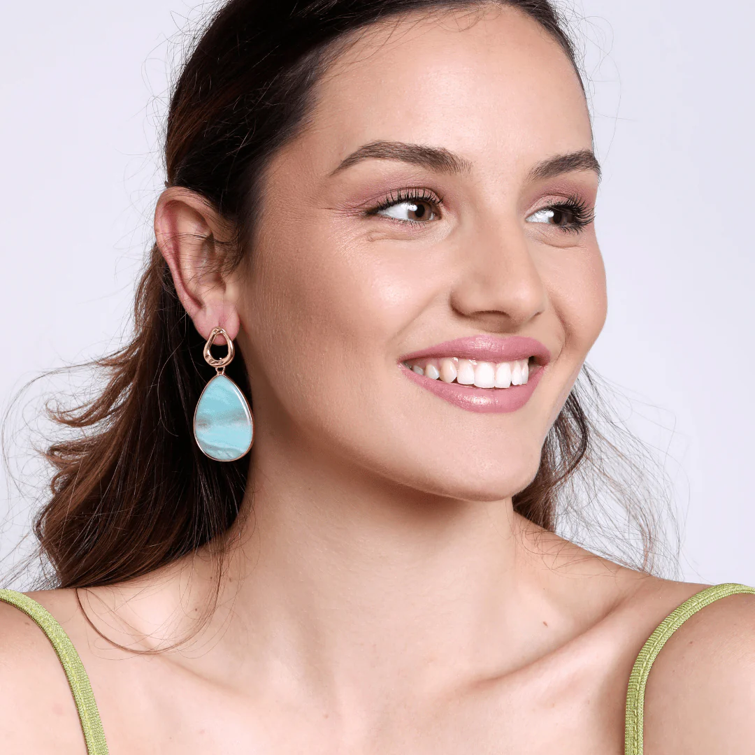 Tropical Amazonite Earrings – Amara - Image 6