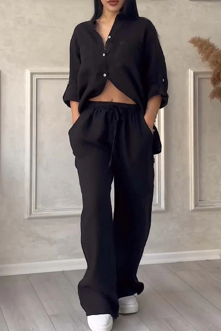 Two-Piece Linen Ladies' Summer Set – Alina - Image 7