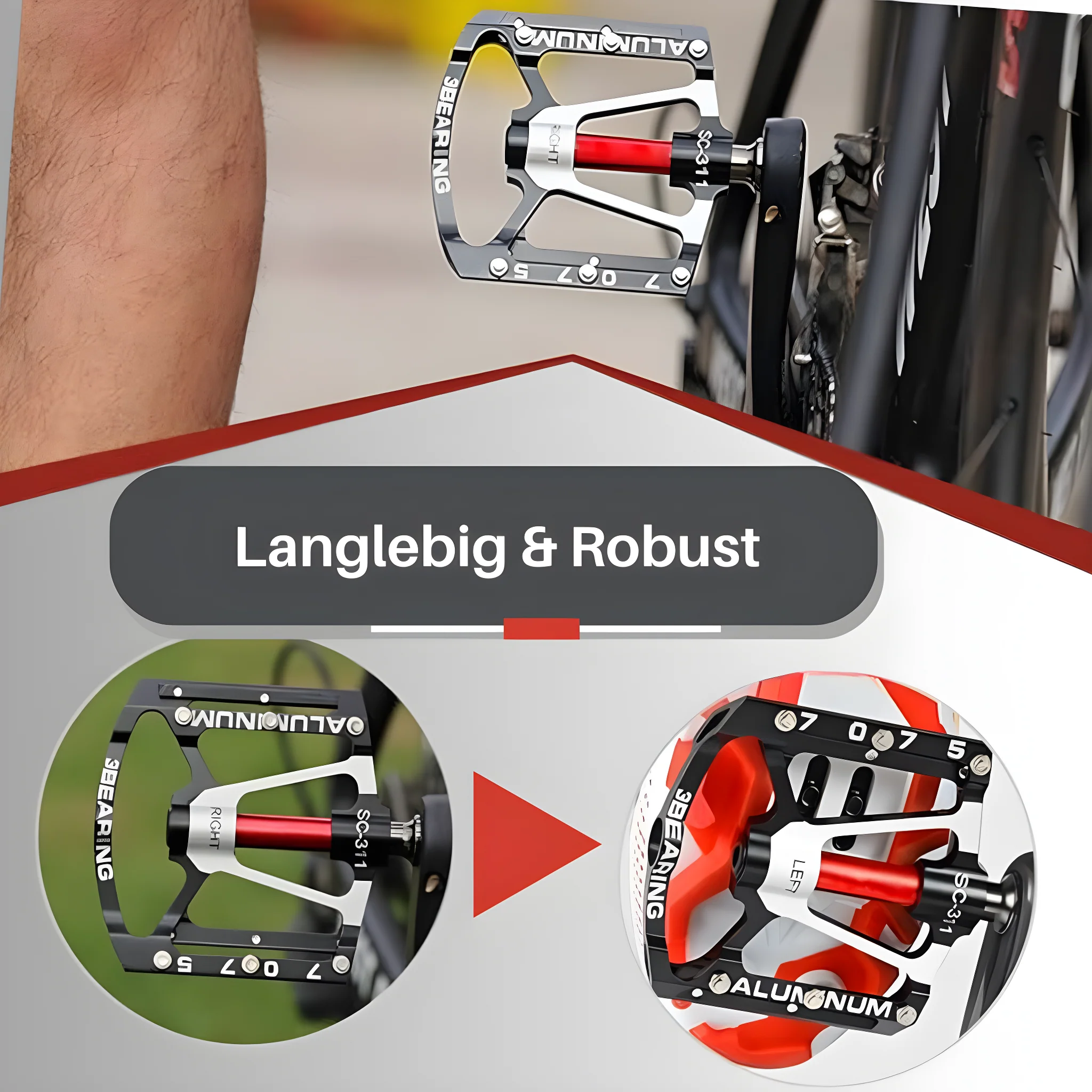 Ultralight Anti-Slip Bicycle Pedals - TrailPro - Image 4