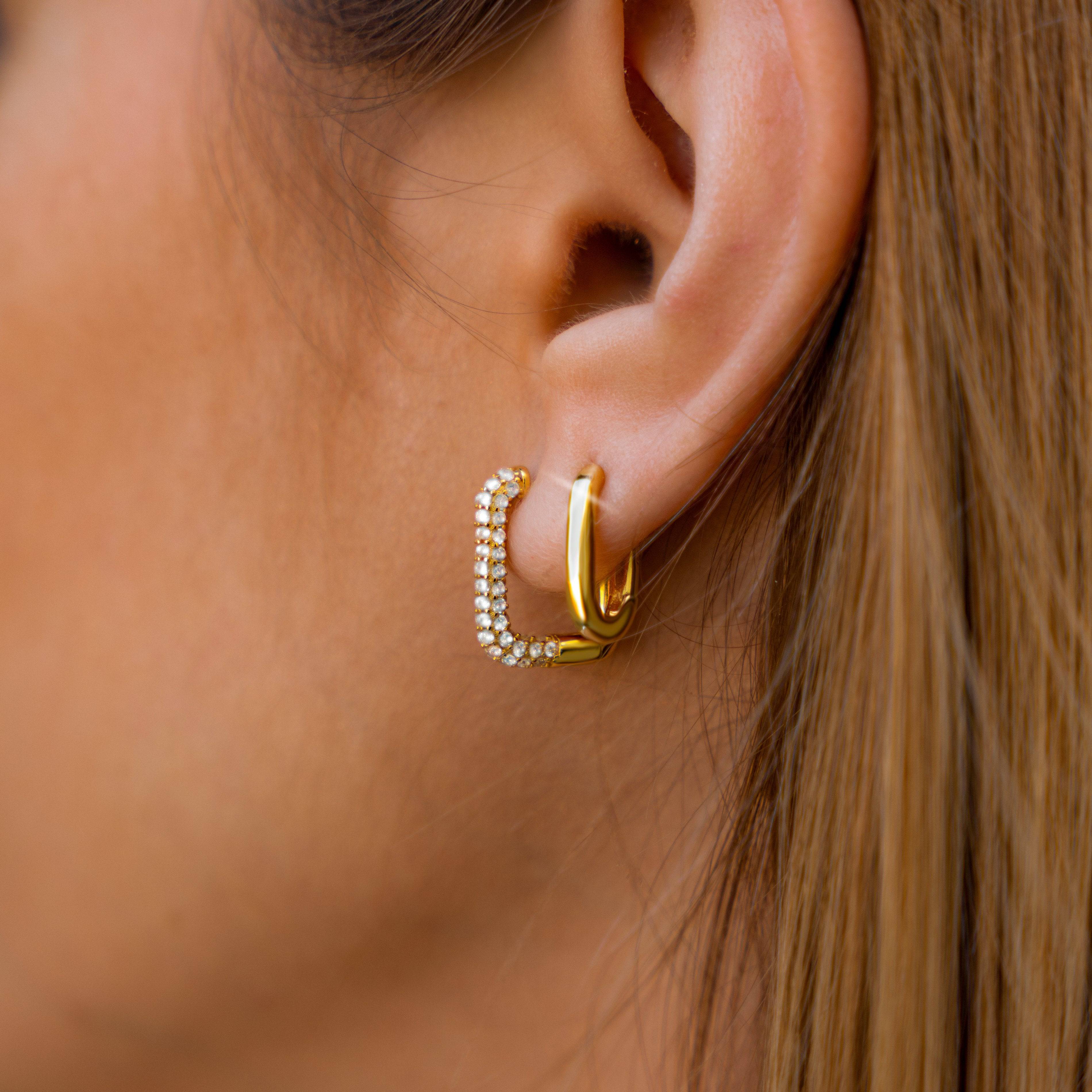 Unique Link Earrings - Isa - Image 4