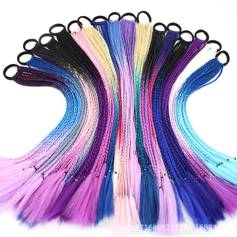 Vibrant Multi-Coloured Hair Extensions - Image 31