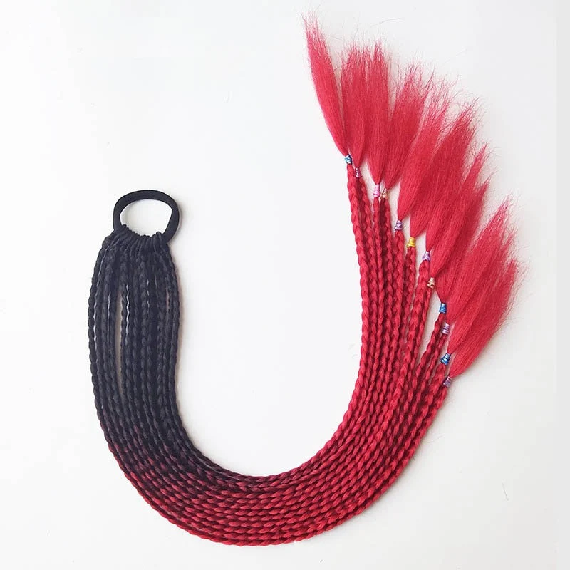Vibrant Multi-Coloured Hair Extensions - Image 51