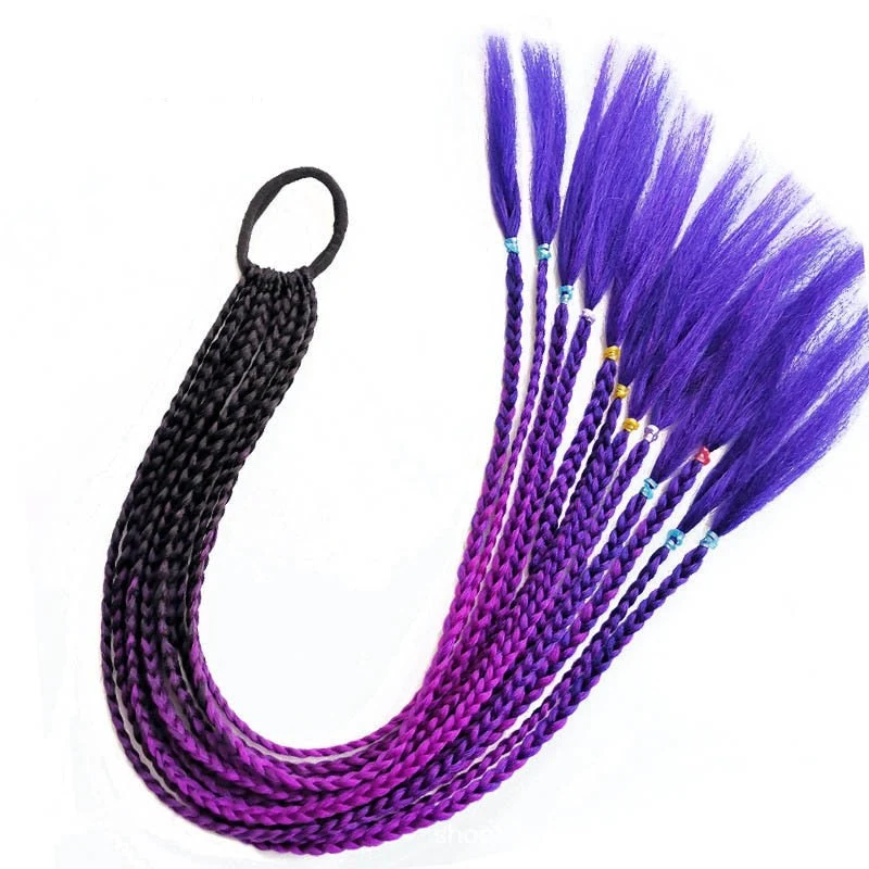Vibrant Multi-Coloured Hair Extensions - Image 57