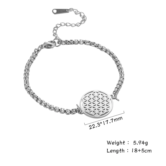 Vintage Chakra Flower Of Life Bracelet - Image 5