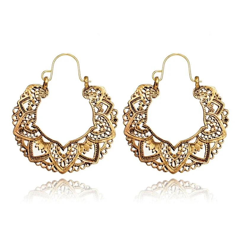 Vintage Totem Drop Earrings - Image 3