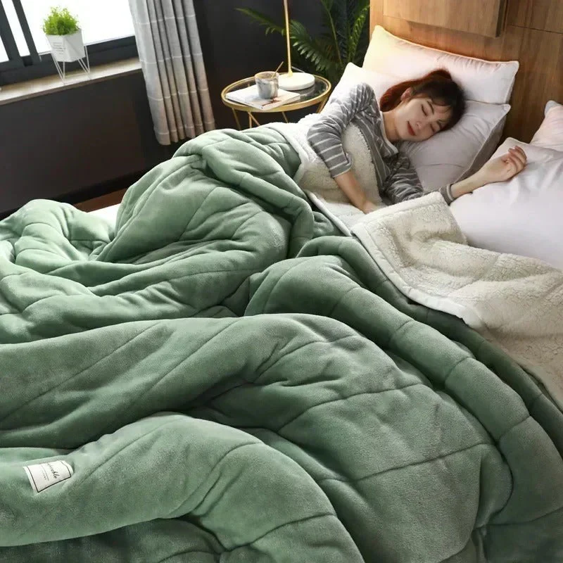 Warm flannel coral fleece blanket for autumn & winter – CosyBlanket - Image 3