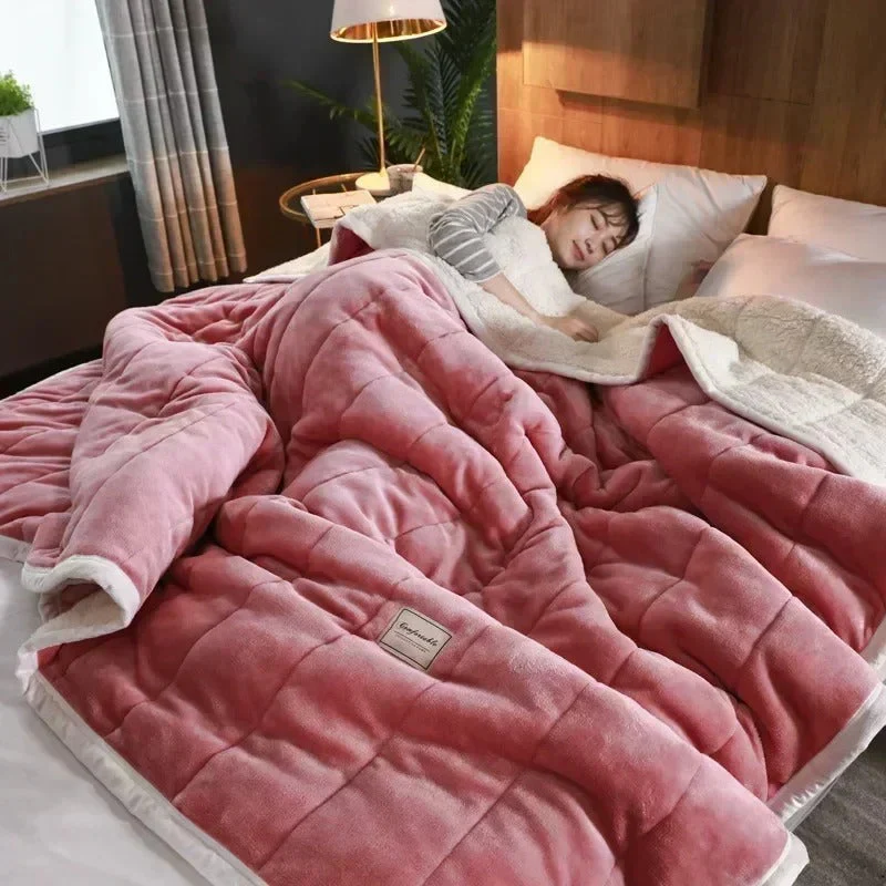 Warm flannel coral fleece blanket for autumn & winter – CosyBlanket - Image 5