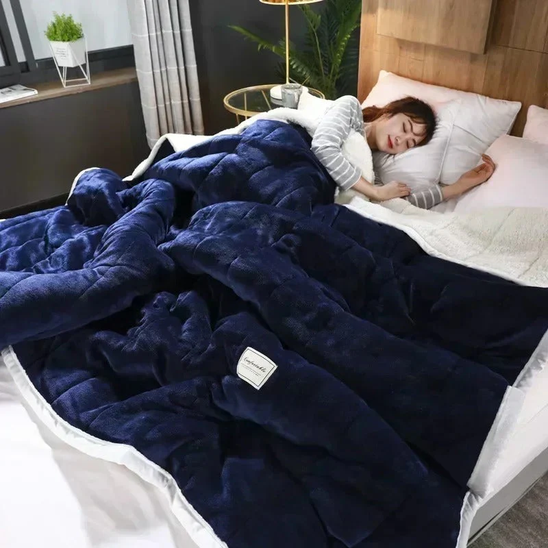 Warm flannel coral fleece blanket for autumn & winter – CosyBlanket - Image 6