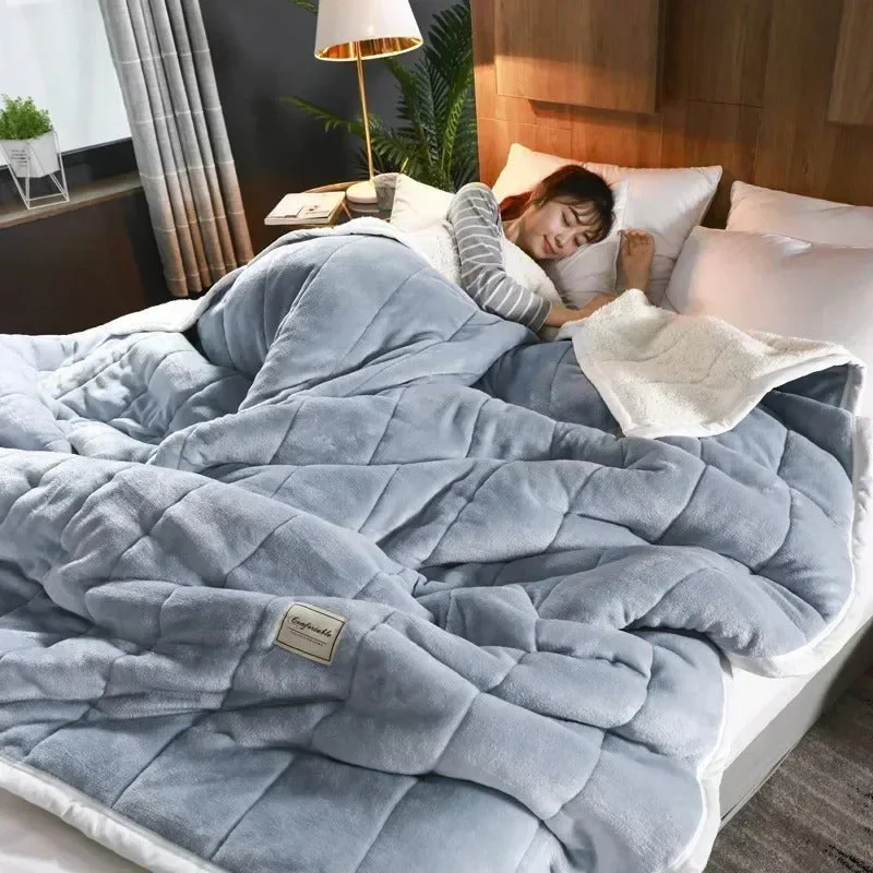 Warm flannel coral fleece blanket for autumn & winter – CosyBlanket - Image 7