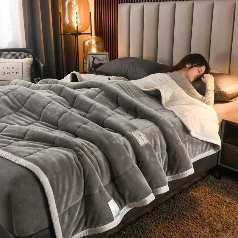 Warm flannel coral fleece blanket for autumn & winter – CosyBlanket - Image 8