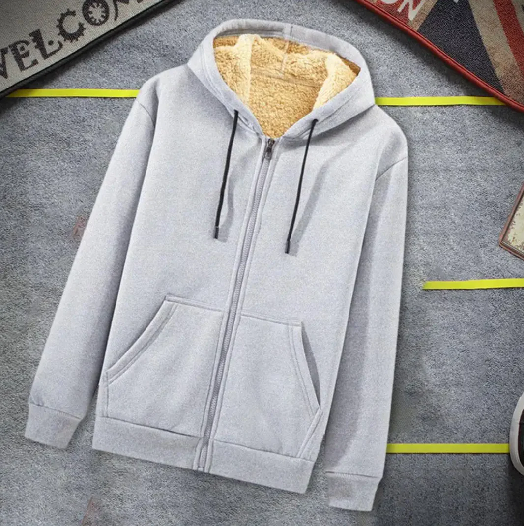 Warm Lamb Hooded Jacket | Oversized & Comfy - Image 9