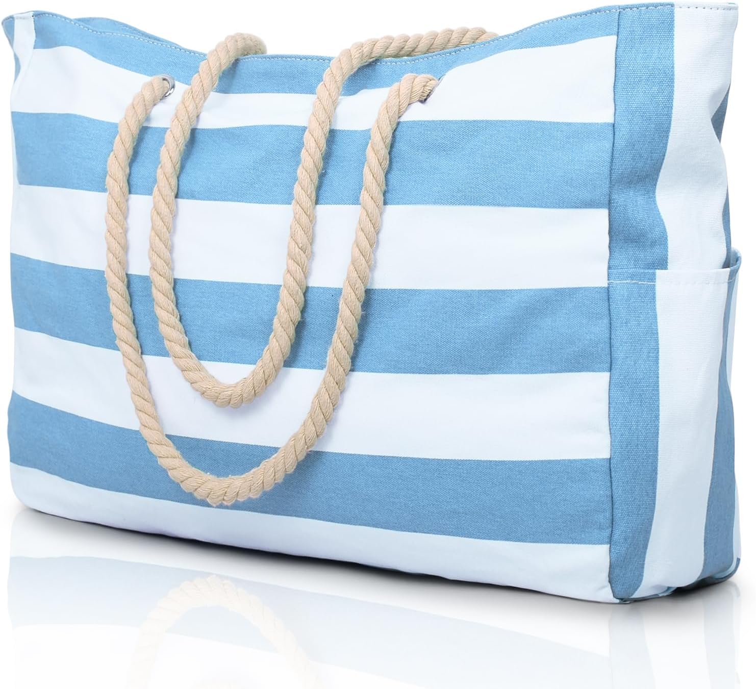 Waterproof Large Tote with Zipped Storage for Work & Play - Image 2