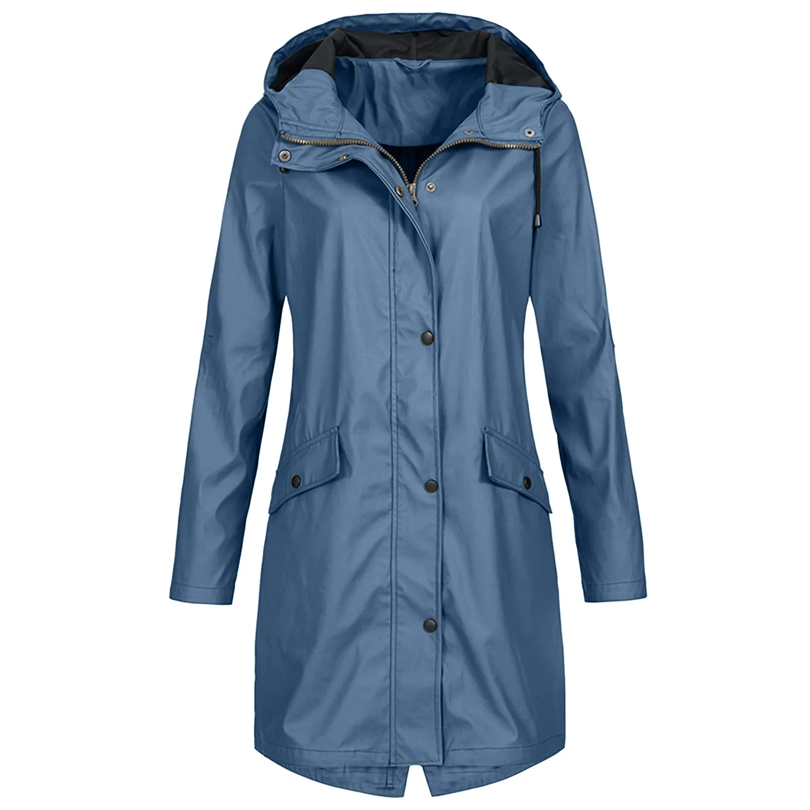 Waterproof Oversized Hooded Raincoat - Image 3