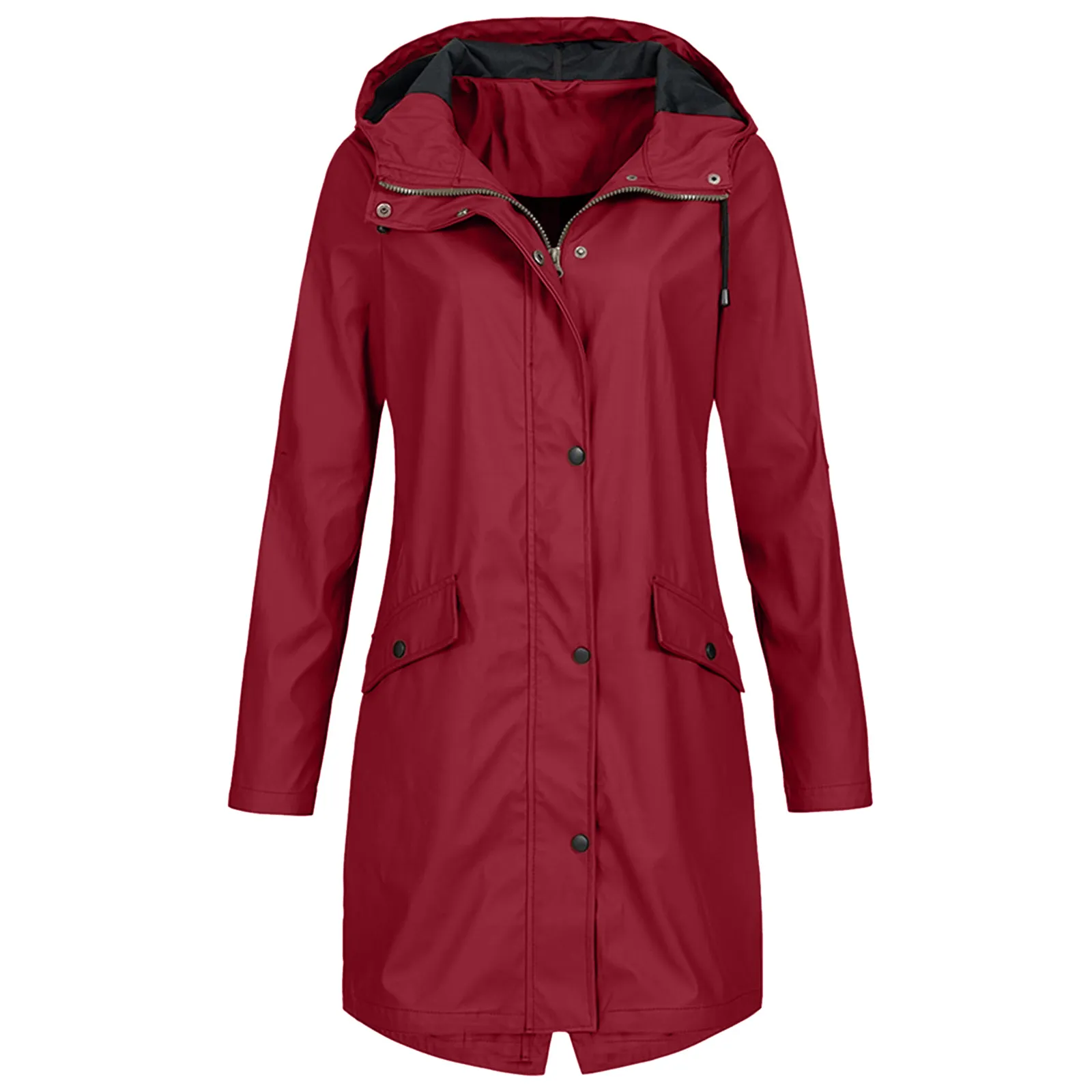 Waterproof Oversized Hooded Raincoat - Image 7