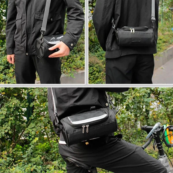 Waterproof Phone Bike Bag with Touchscreen Window - Velox - Image 8