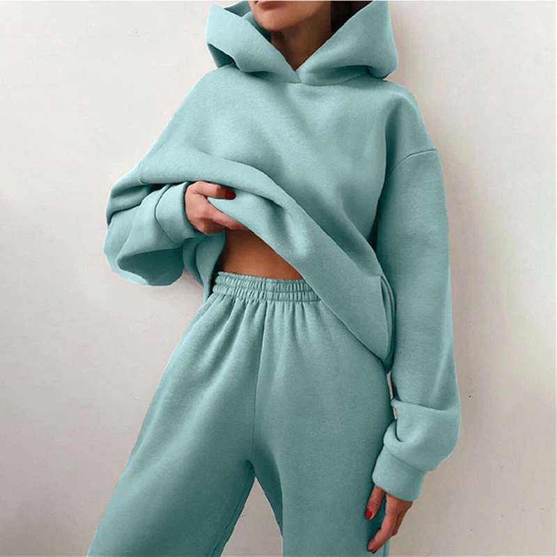 Women's High Waist Jogger Set | Oversized Tracksuit | Comfortable Loungewear - Image 7