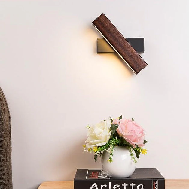 Wooden LED Wall Lamp with Pivot Function - Twilight Pivot - Image 2