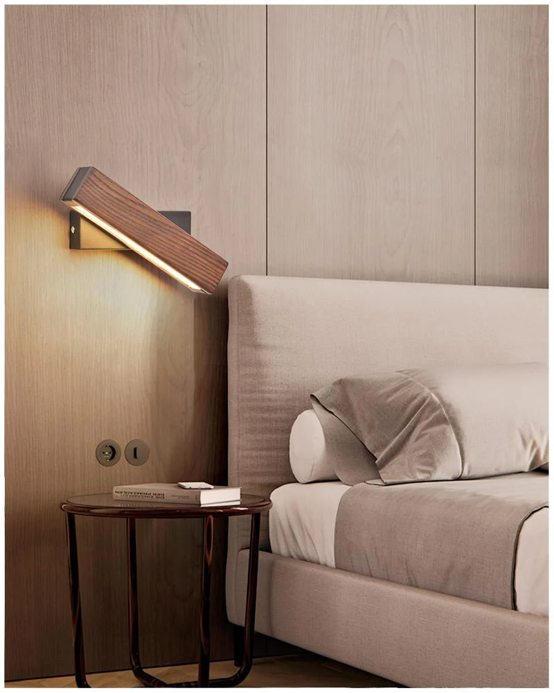 Wooden LED Wall Lamp with Pivot Function - Twilight Pivot - Image 3