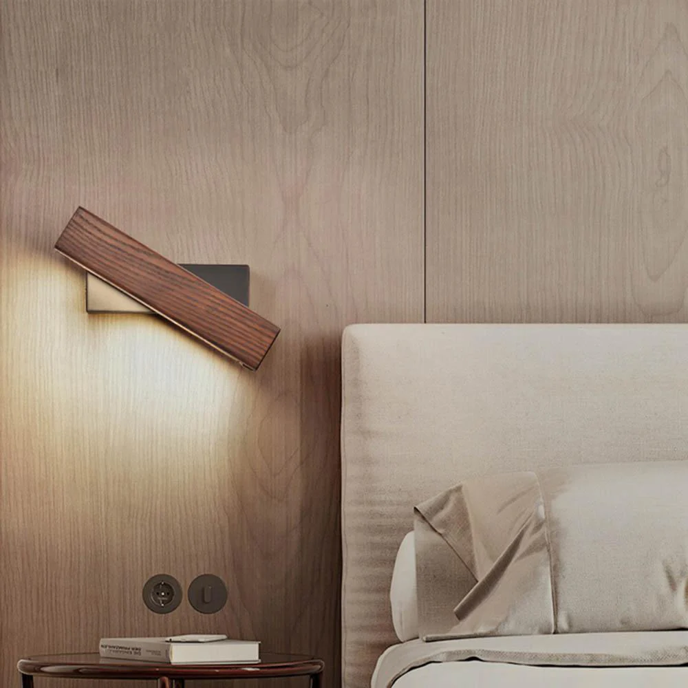Wooden LED Wall Lamp with Pivot Function - Twilight Pivot - Image 4