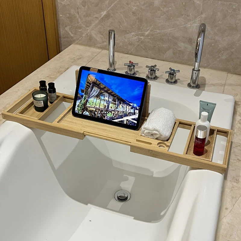ZenBath Luxe Bamboo Bathtub Tray - Image 5