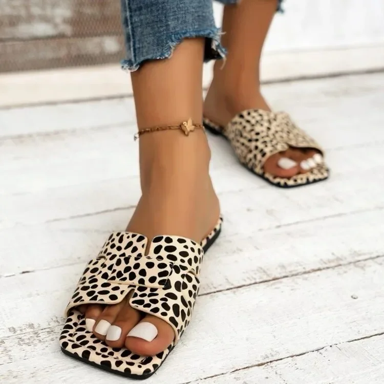 Zoë - Leopard-print Slippers - Image 4
