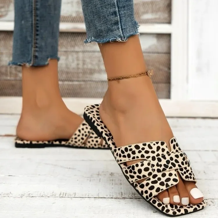 Zoë - Leopard-print Slippers - Image 5